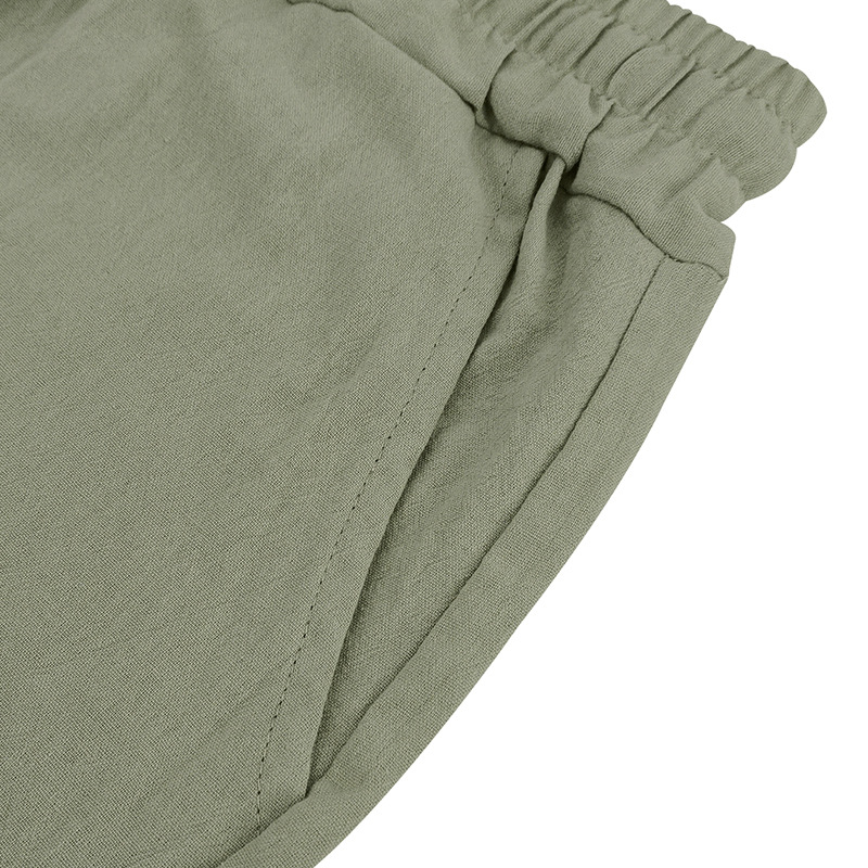 shorts and t shirt set under amour tracksuit designer tracksuit mens Men's Linen POLO Shirt & Short Sleeve Beach Shorts Set