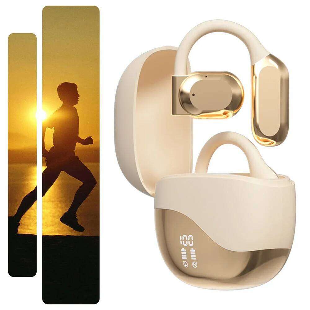 Real Time AI Earbuds Bluetooth-Compatible 5.4 Noise Cancelling Smart Voice Translator Ear Hook Translation Earphones