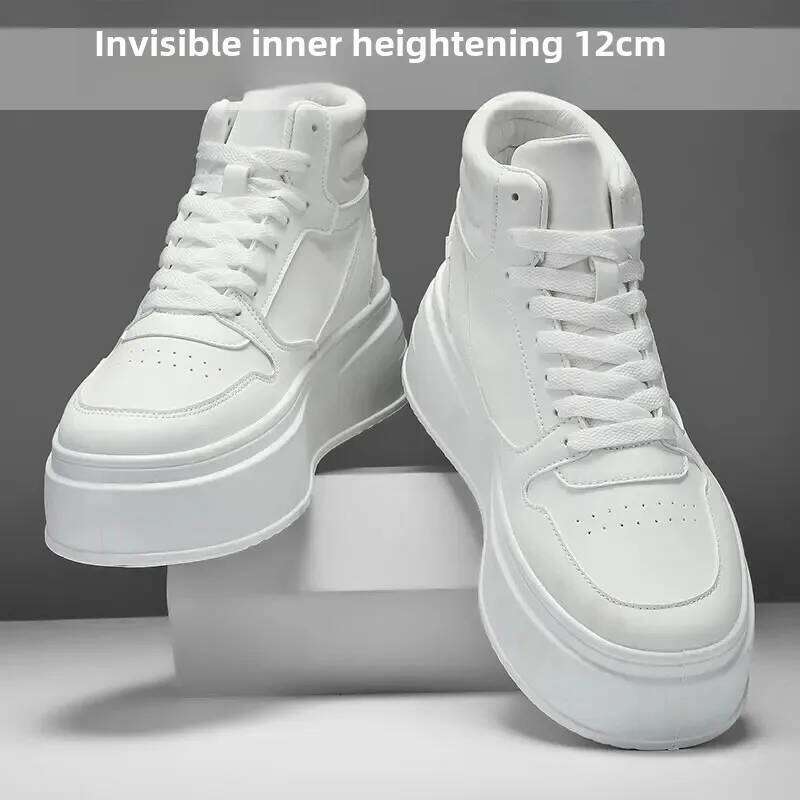 Invisible Inner Height Increase Of 12Cm Thickened Sneaker Sole Korean Style Cake Sneakers For COS Role Playing Summer Casual Spo