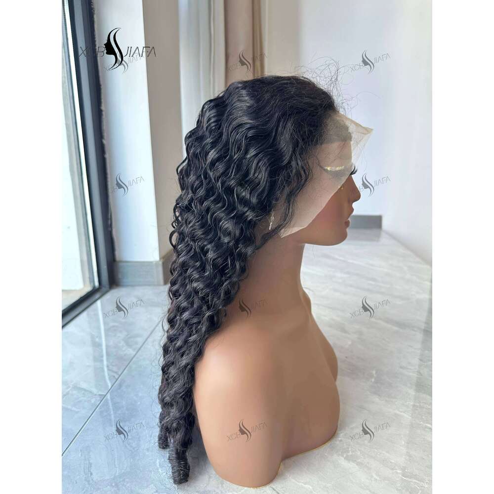 Burmese Curly Wigs 12A 13X6 Hd Transparent Lace Front Wig Vieamese Raw Human Hair 200% Density