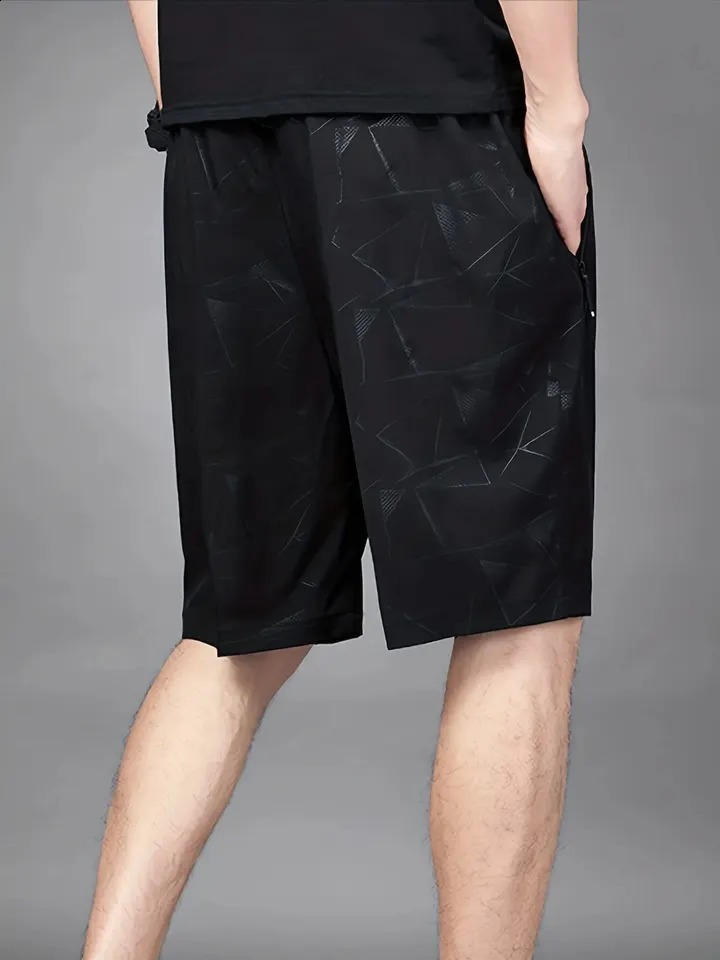 Mens Quick-Drying Sports ShortsSummer With Pockets Breathable For Running Fitness Training7025 250530