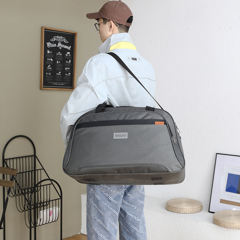 2025 New Men's Large Capacity Business Travel Outdoor Fiess Shoulder Crossbody Handbag Duffel Bag