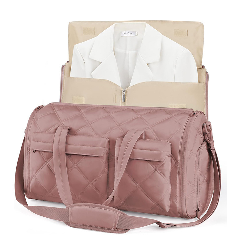 New Convertible Clothing Suit Carry-on Travel Duffel Bag with Shoe Compartment