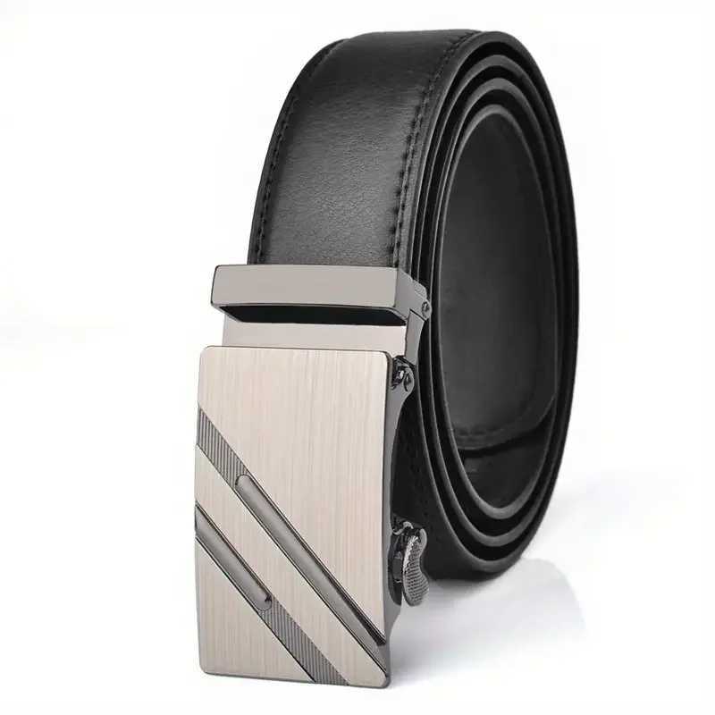 Mens Belt Fashion Business Luxury Brand Belt Metal Buckle Belt High-quality material Soft Belt with Casual Pants Jeans XJ250602