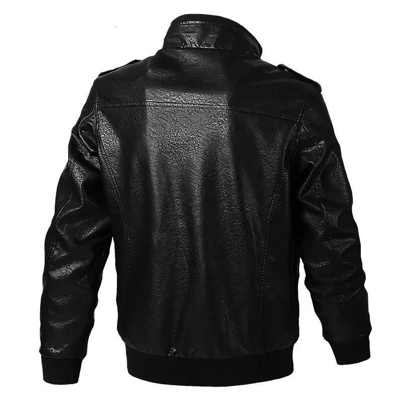 American Workwear Pilot Tactical Jacket, Spring And Autumn Motorcycle Suit, Men's Leather Jacket M-6Xl