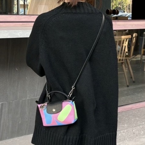 Top Brand High Quality New Style High-Quality Edition Love Heart Canvas Mini Handheld Dumpling Bag for Women with Shoulder Strap New Free Delivery Des