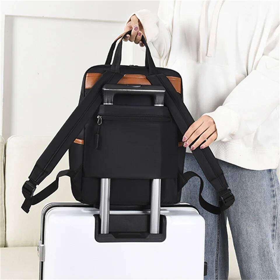 Multi-functional Oxford Large Capacity College Student Women Fashion Bag Travel Waterproof Business Backpack