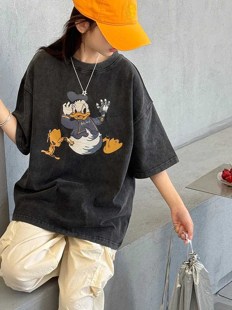 Girls Short Sleeve T-shirt and Childrens Top for Summer 2025 New Style for Girls and Adults Vintage and Stylish Half Sleeve T250603