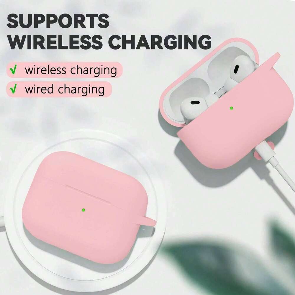 Earphone Case for Pro2 Cleaner Kit Soft Silicone Protective with Hook Wirless Headphones Cover