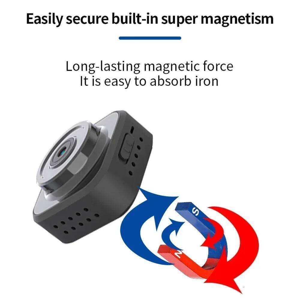 H9 Mini Camera Wireless WiFi Remote Monitor Camcorder Tiny Home IP Cam No Need To Plug in Super-long Battery Life Micro Recorder