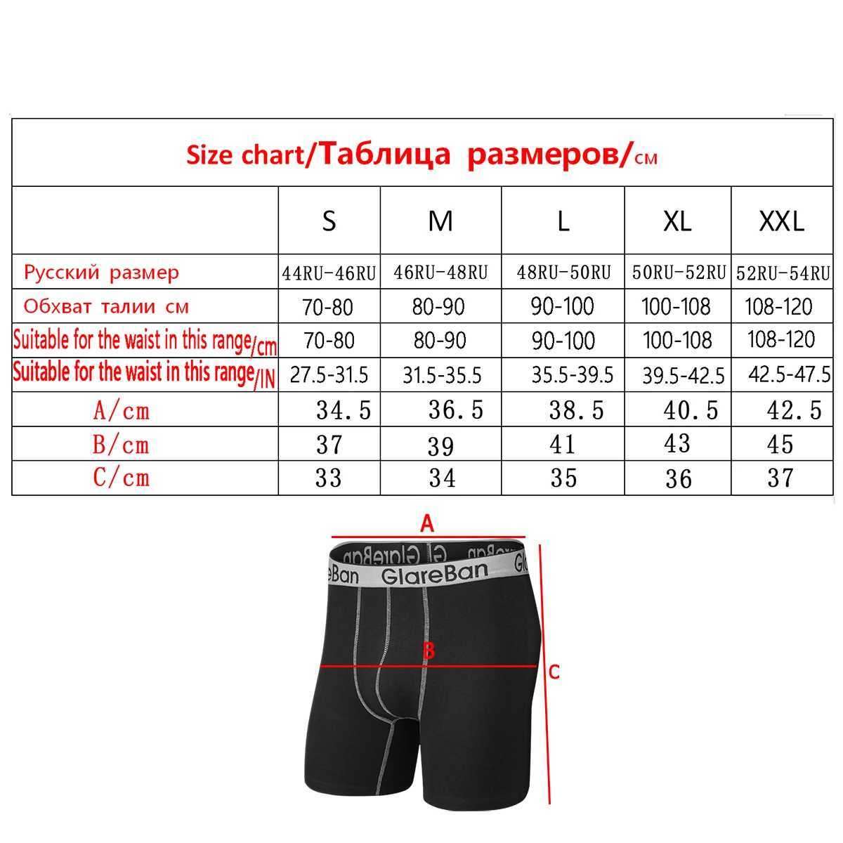 4pcs Set Mid-Long Boxer Shorts Mens Underwear Cotton Breathable Male Underpants for Men Homme Boxershorts Slips Soft Panties W250603