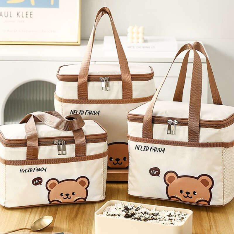 Tote Thickened Aluminum Foil Office Worker Student Waterproof Lunch Box Insulated Bag