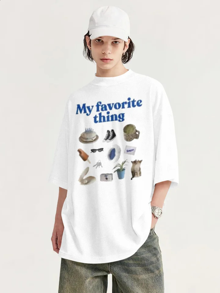 My Favorite Thing Sweet 90s Trend Casual T-shirts Clothes Women Female Summer T Clothing Ladies Print Graphic Tee 250529