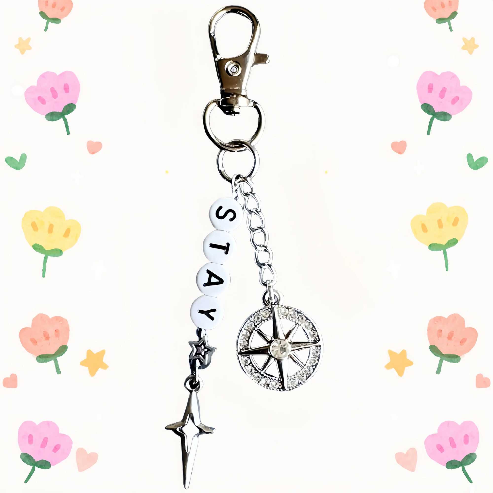 Handmade Stray Children Stay Kpop Beaded Keychain/Keyring| Concert accessories jewelry gift ideas SKZ phone bag charm XJ250602