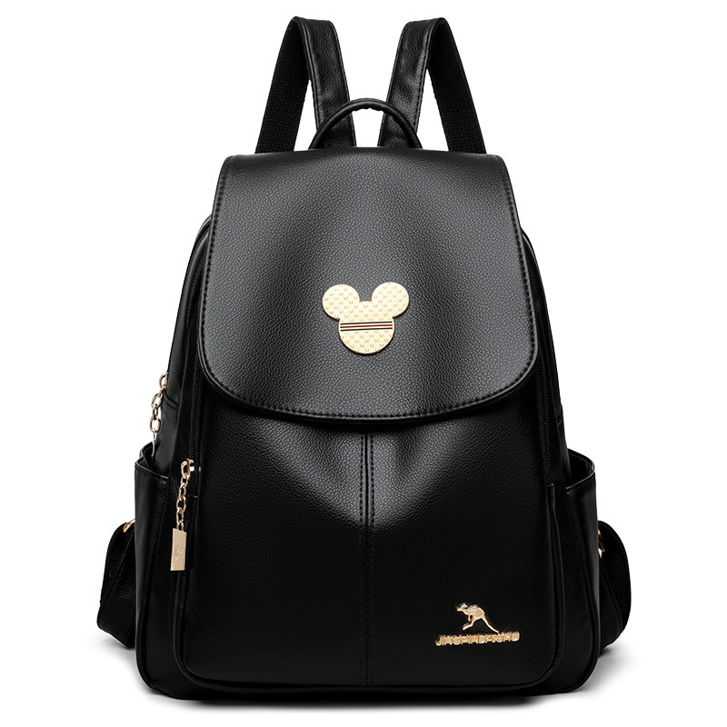 Free Shipping Women's Backpack 2025 New Fashion High-end Outdoors Versatile Soft Leather Small Backpack Lightweight Designer Bag Anti-theft Trave