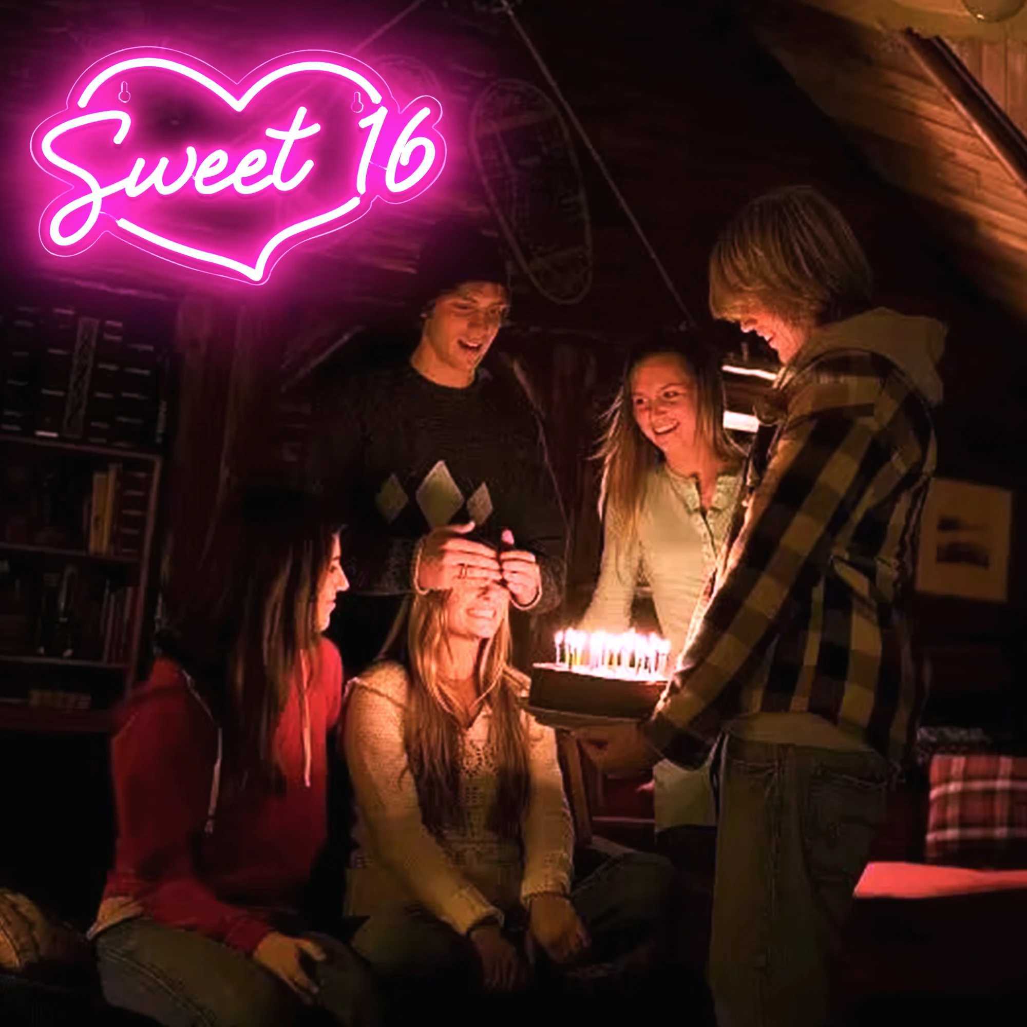 Neon Signs for Wall Decor LED Neon Light Sign Birthday Party Anniversary Bar Decor Kids Birthday GiftsXJ250602