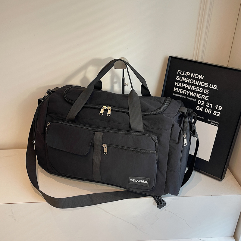 Travel Large Capacity Casual High-end Business Trip Accommodation Storage Lage Dry Wet Separation Fiess Bag Convertible to Backpack