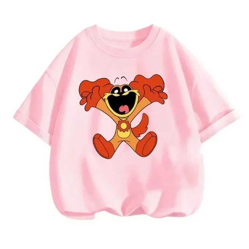Game Smiling Critters Children T-shirt Fashion Boy Girl Clothing Kid Cotton Teen Student T-shirt Baby Summer Short Sleeve Top Tee T250603