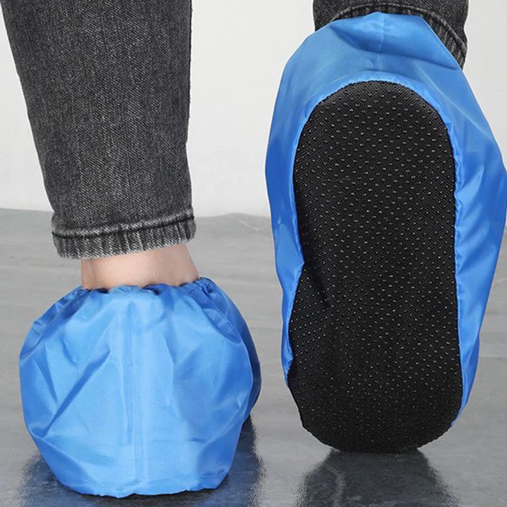 1Pair Waterproof Nonslip Shoes Covers Reusable Washable Indoor Case Keep Floor Carpet Cleaning Elasticity Shoe Protectors 250528