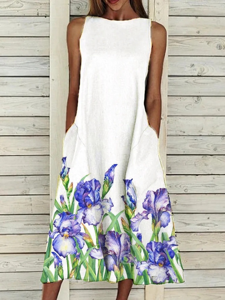 women's wear wsih Women's Fashion 2023 Summer New Floral Print Elegant Dress