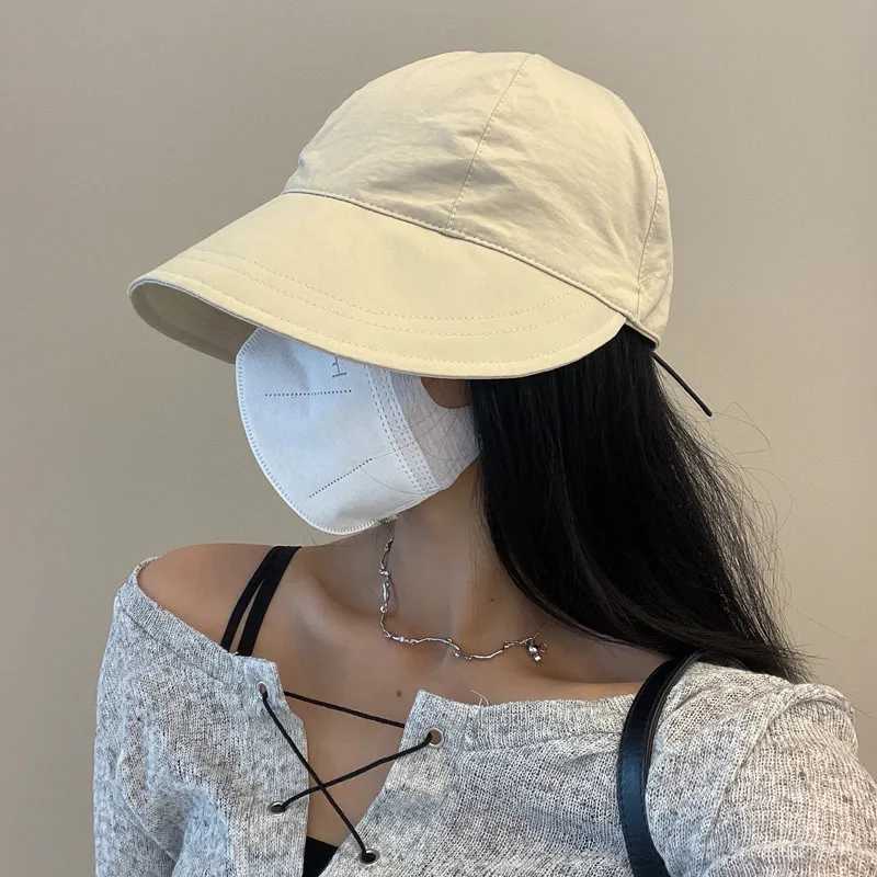Summer Bucket Hat for Women Foldable Bucket Hat Beach Caps Female Outdoor Casual Sun Hats W250602