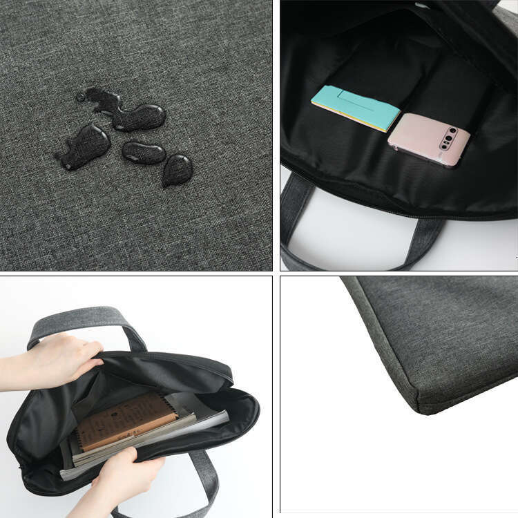 Men's Briefcase Business Document Government File Handbag Women's Canvas A4 Civil Servant Laptop Bag