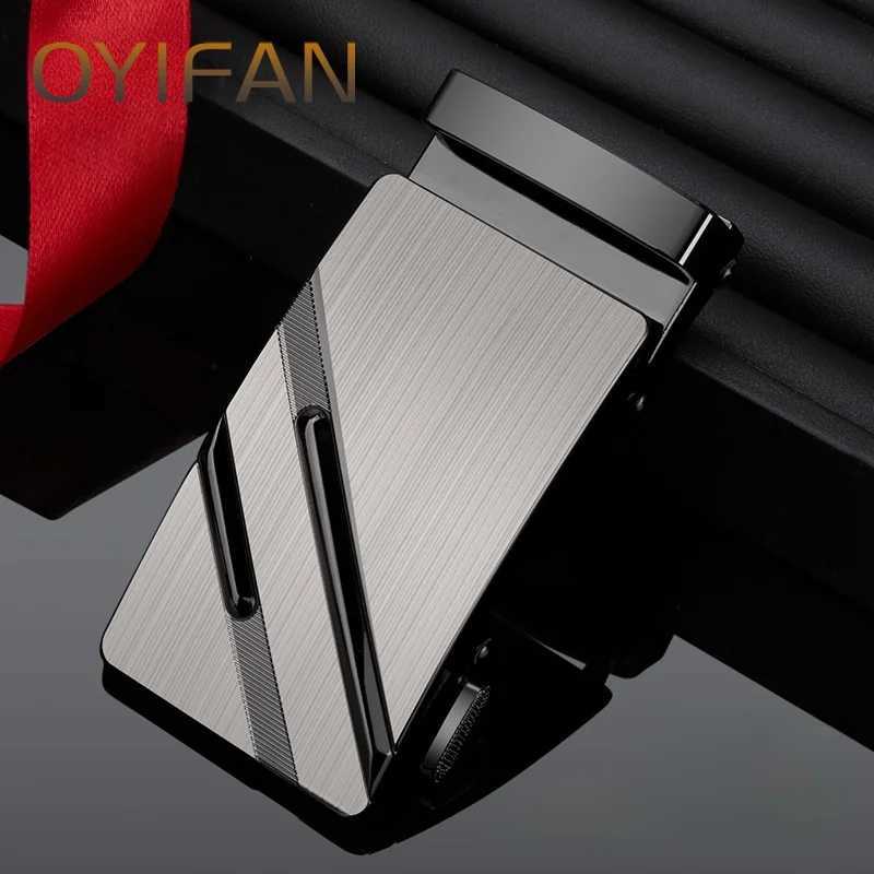 Fashion Mens Business Alloy Automatic Buckle Unique Men Plaque Belt Buckles for 3.5cm Ratchet For Leather Belt Accessories XJ250602