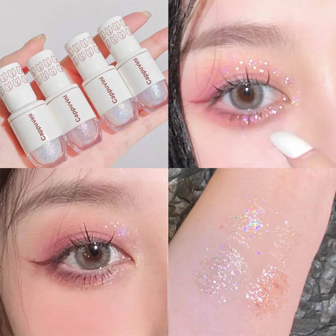 Pearlescent Shadow Eyeliner Liquid Eyeshadow Glitter Highlight Cosmetic Shimmer Brighten Lying Silkworm Eye Makeup Cosmetics