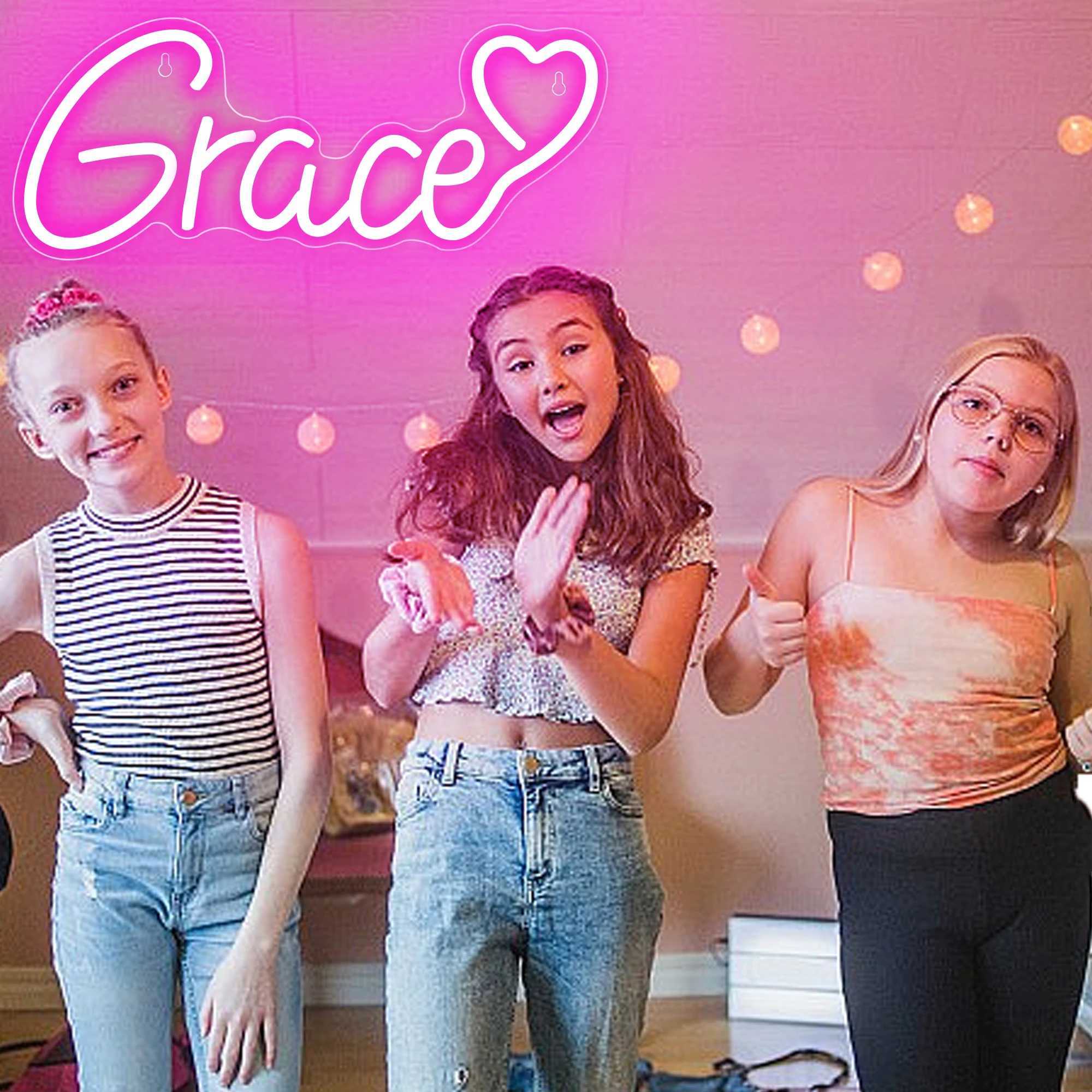 Name Neon Sign Personalized Neon Light for Bedroom Birthday Party Decor USB Powered Neon Light XJ250602