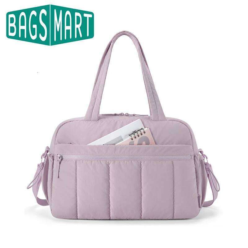Women's Travel Duffel Gym With Wet Pocket Carry On Waterproof Weekender Boston Bag For Airport Cabin