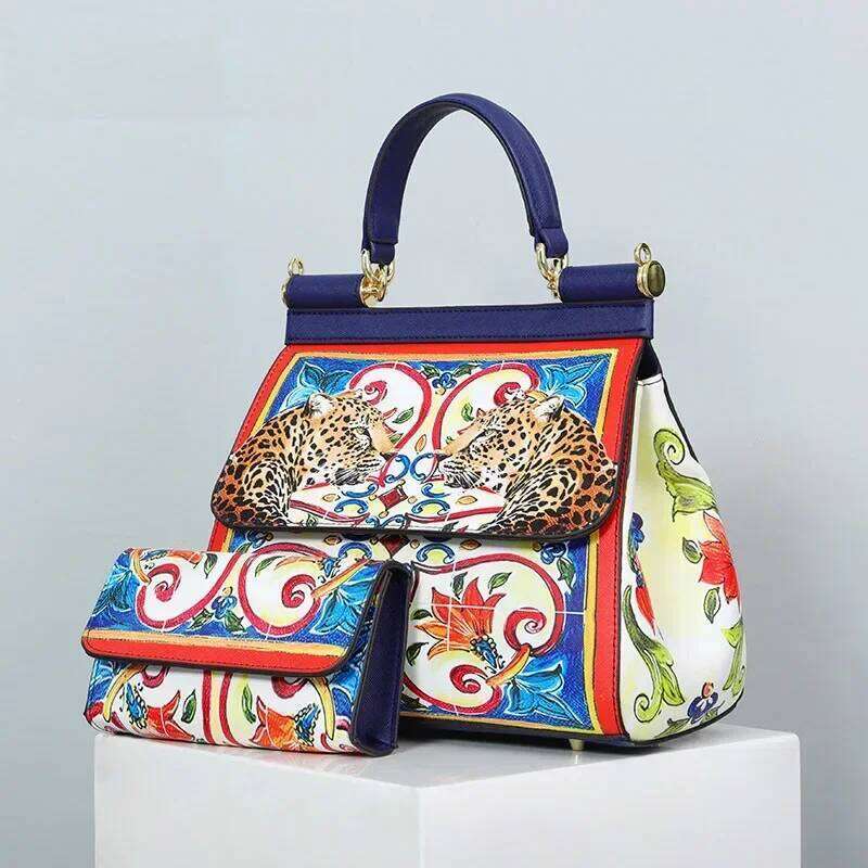 2025 Retro Print Shoulder Totes Fashion Ladies Bag Bolsa Feminina Classic Crossbody Bags Women Frame Handbag And Purse Suit