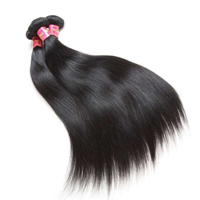 Ali Queen 3/4pcs Brazilian Raw Virgin Weave Bundles 8"~34" Natural Color Straight Unprocessed Human Hair Weaving