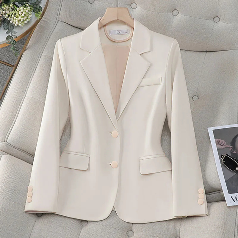 Women Blazer Office Ladies Elegant Outwear Long Sleeve Work Wear Classy Female Suit Spring Autumn Fashion Lady Outerwear 250526