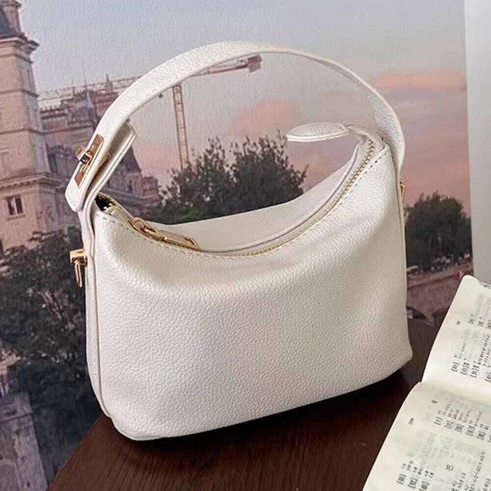 Women's Bags Designer Women Versatile Small Solid Color PU Mini Purses Chic Style Top-Handle Handbags Underarm All-Match Shoulder Bag