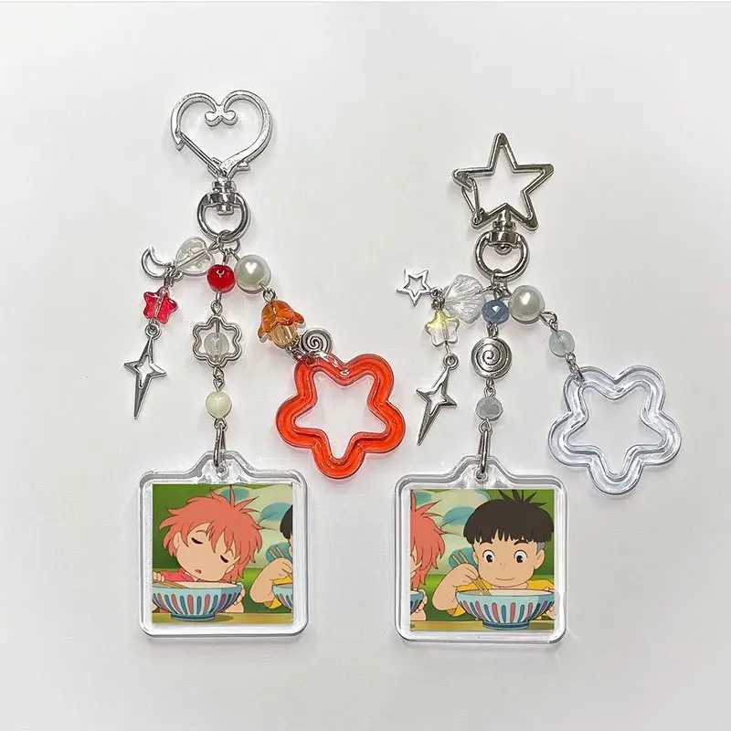 1pcs Ponyo Susuke Matching keychain XJ250602
