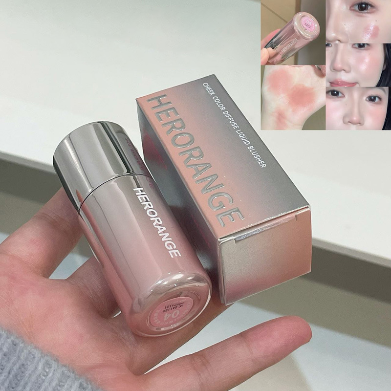 HERORANGE Liquid Blush Natural Lift And Tone Low Saturation Matte Multi-use Blush Liquid