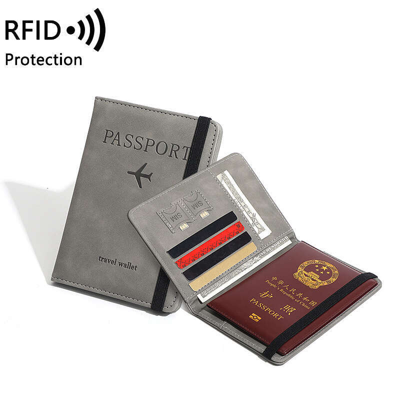 2025 New RFID Anti-Theft High-Quality Leather ID Holder for Men and Women Travel Business Multi-Function Card Wallet