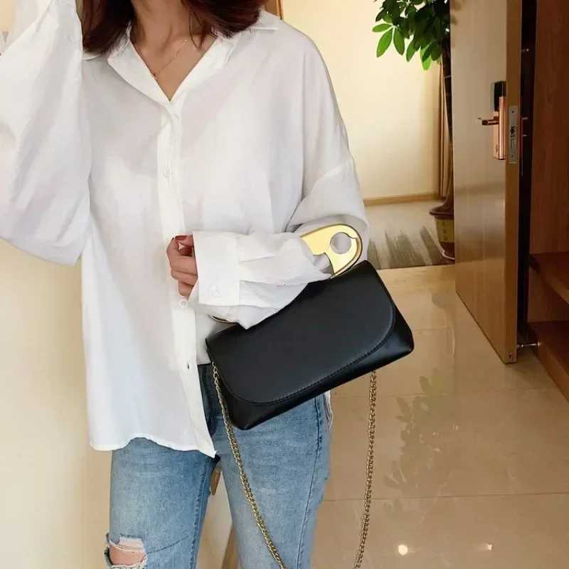 PU Leather Handbag Women Designer Chains Flap Shoulder Bag 2025 Fashion Party Clutch Bags Purse Mini Crossbody Tote Female Bolsa Y250603