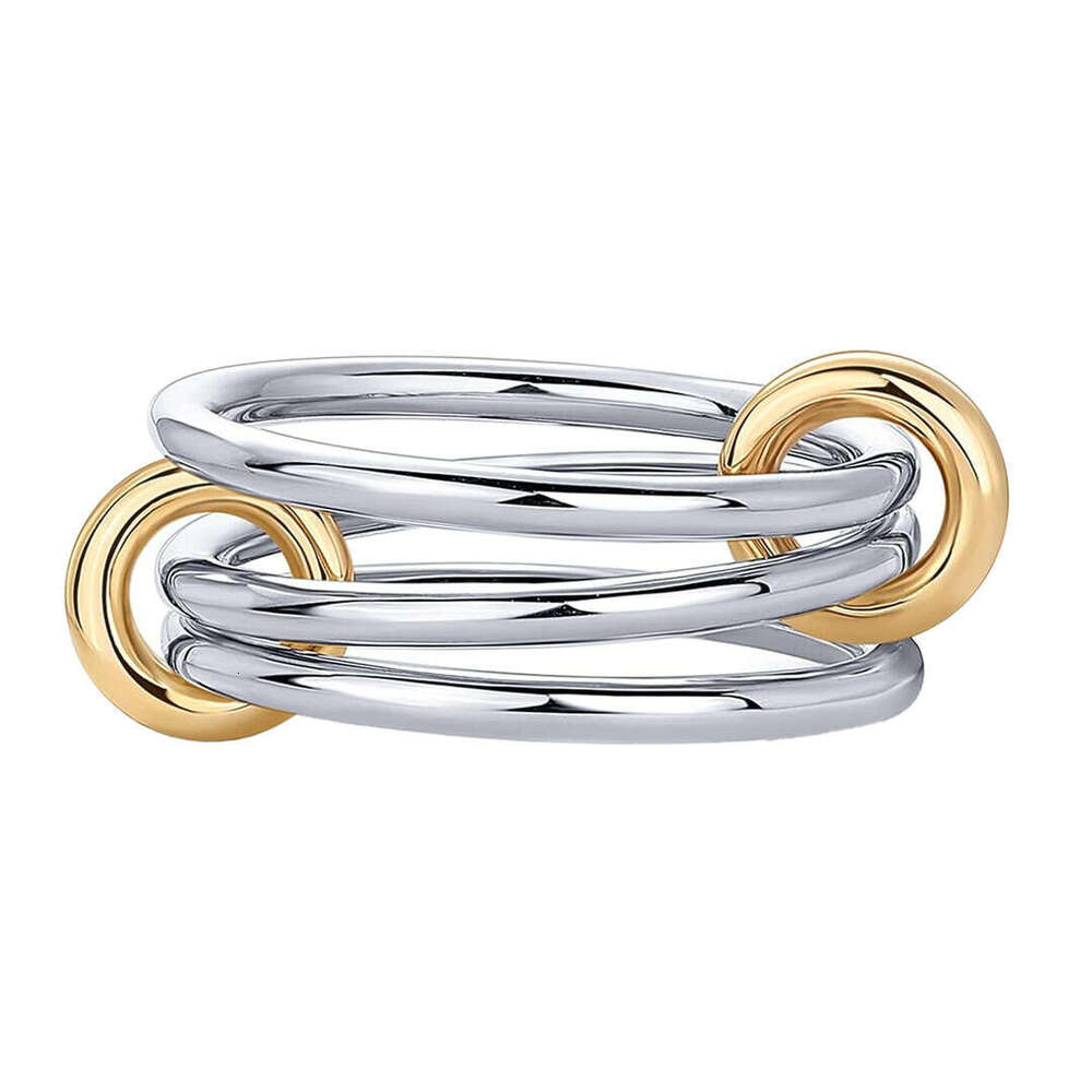 ymx interlocking stacking rings copper material seamless smooth circle bestseller