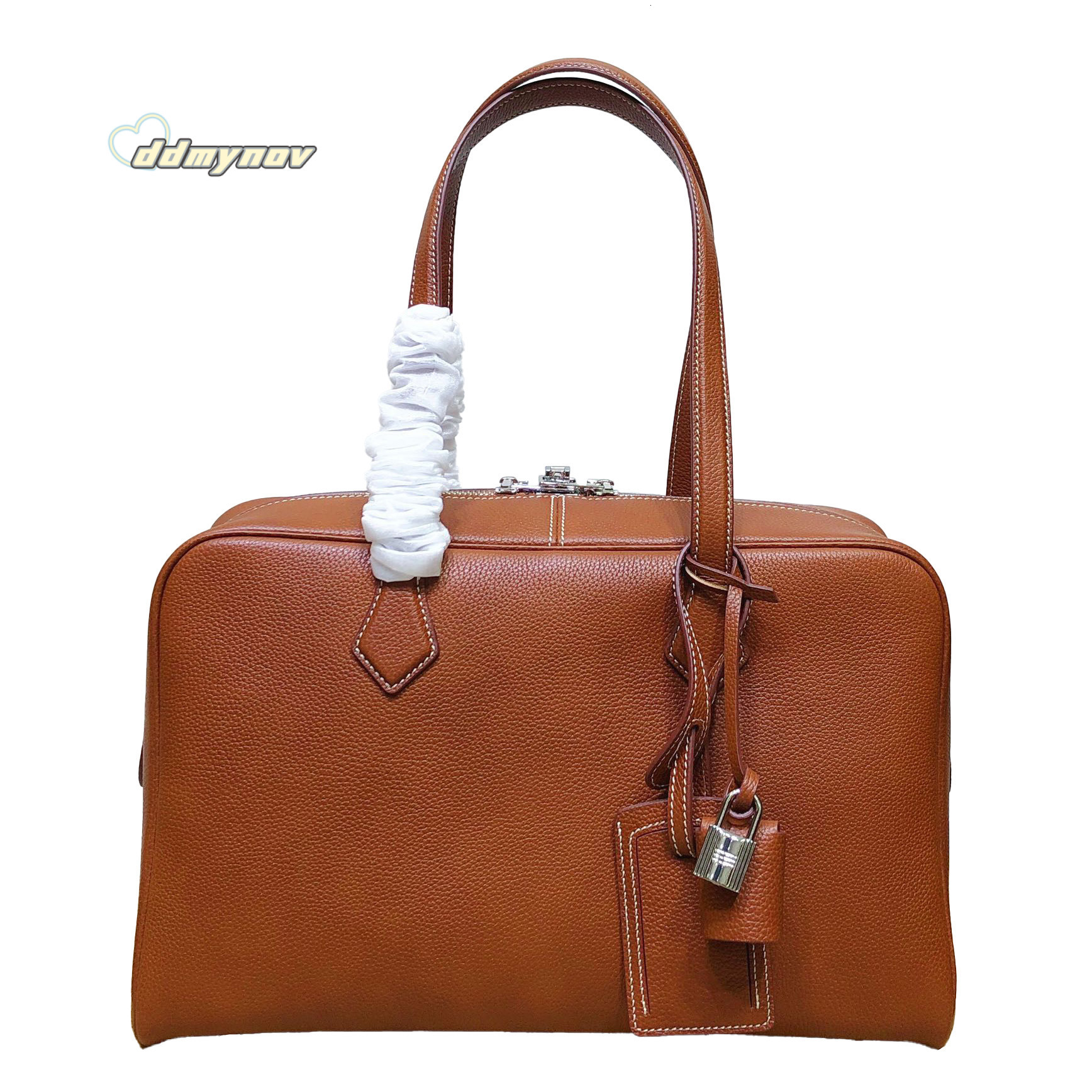 2024 New TC Victoria Genuine Leather Women's Boston Commuter Large Capacity Shoulder Bag Handbag ddmynov