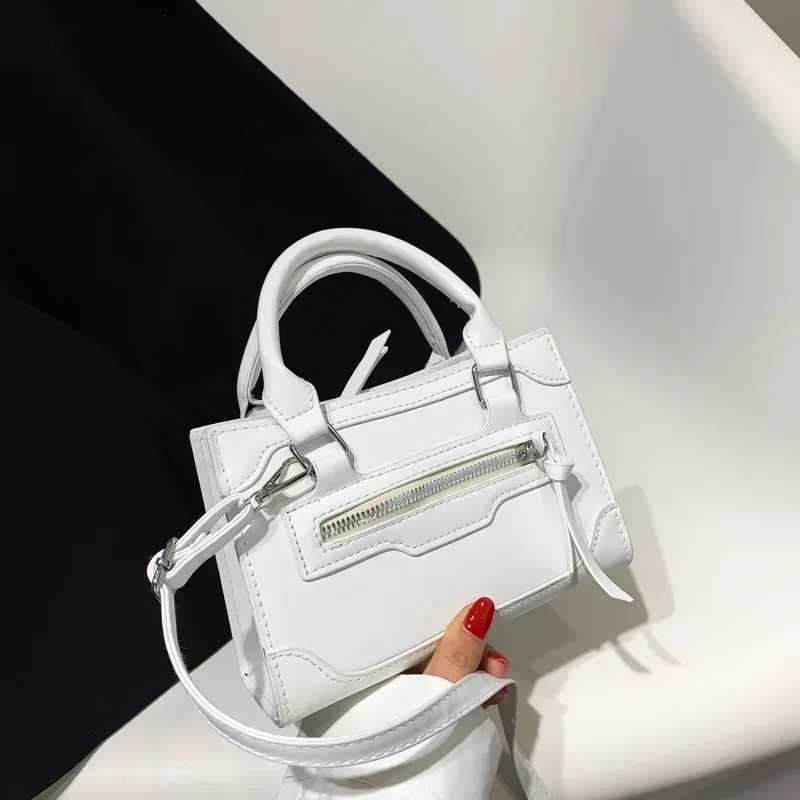 Crossbody Bag for Women New Fashion Casual Western Style Shoulder Handbag Simple Texture Messenger Small Square Bag Y250603