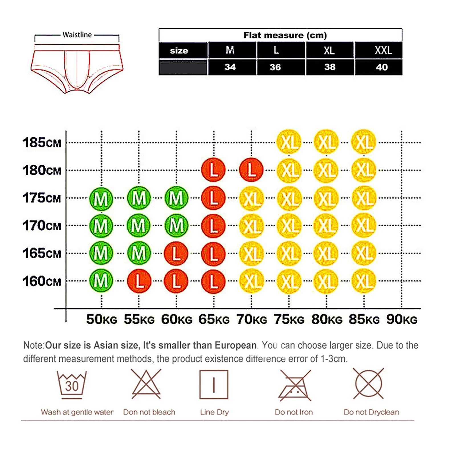 Brand Mens Cotton Underwear Low Waist Sexy Trendy Briefs Comfortable Sweat-Absorbent Antibacterial Boxer Shorts Underpants W250603