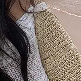 Fashion Summer Women Wide Brim Natural Straw Hat Chapeau Female Sun Hats Boater Panama Beach Hat Sun Hat For Women W250602