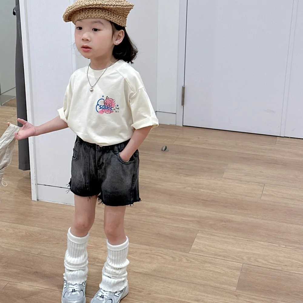 Trendy short-sleeved T-shirt for girls original pure cotton summer casual sweet and cool outfit cute and interesting T250603