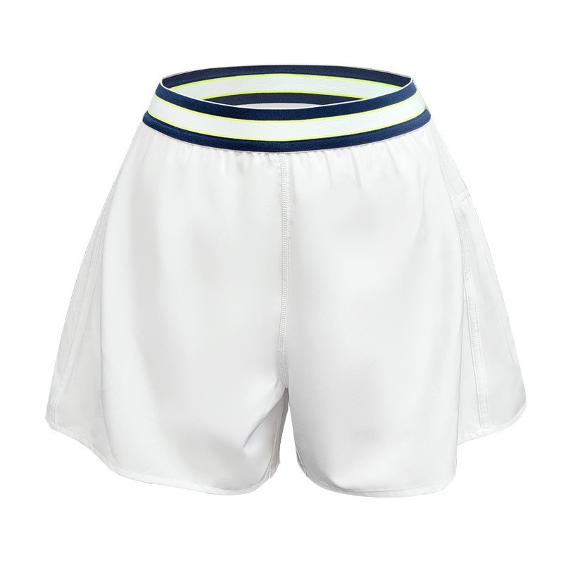 Two pairs of new high-waisted anti-exposure running training fitness pants and tennis shorts for women