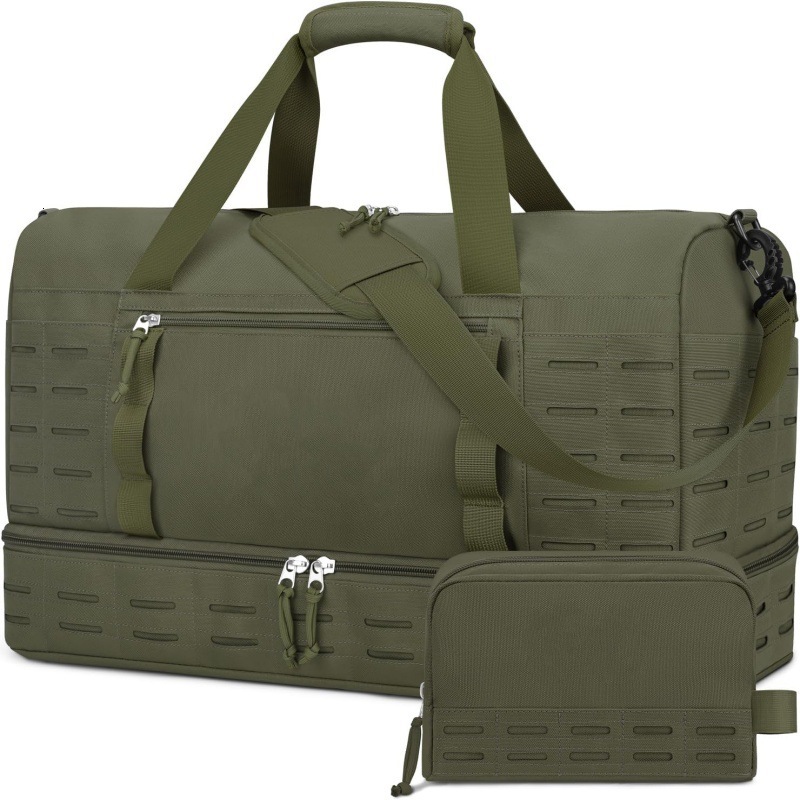 Men's Single Shoulder Commuter Multifunctional Handbag Travel Dry Wet Separation Storage Lage Outdoor Fiess Bag