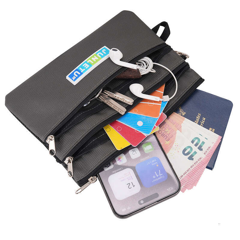 New Nylon FRID Anti-theft Card Cover Document Organizer Passport Holder