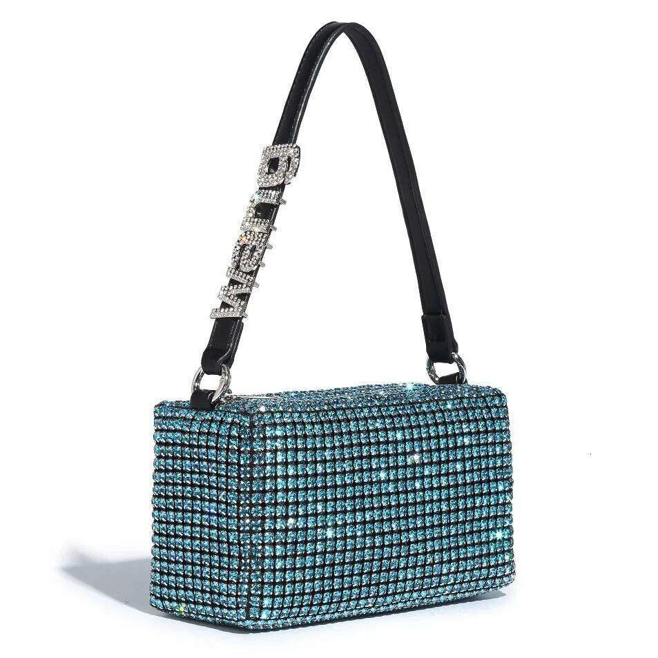 Pearl 2025 Rhinestone Evening for Women Sparkly Stage Performance Purse | Elegant Dinner Party Clutch Crossbody Bag |