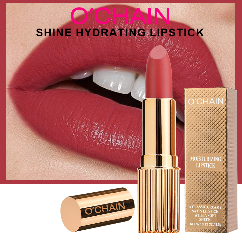 Velvet Matte Lipstick With A Fogged Finish Non-fading Waterproof Long-lasting And Non-stick Cup Lipstick