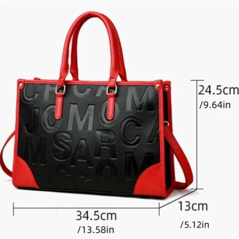 The New Fashion All Match High-Grade Sense Large Capacity Briefcase Women's Single Shoulder Tote Bag